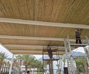 Bodrum hasır Çatı Uygulaması