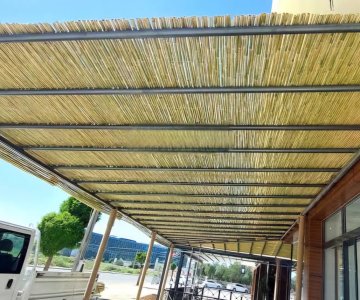 Kuşadası Bambu Çatı Kaplama Uygulaması 